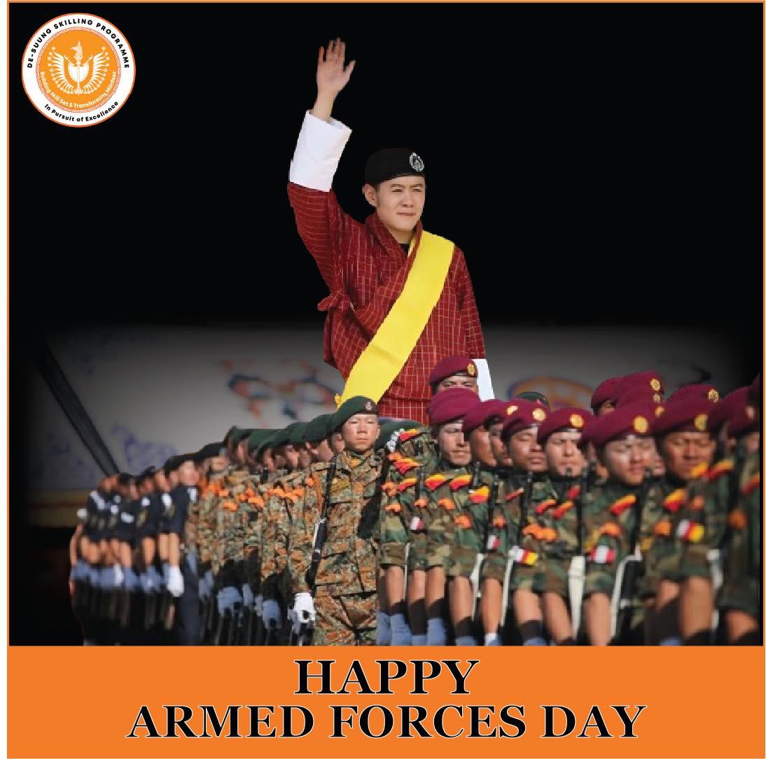 The Desuung Skilling Programme extends its heartfelt wishes to all the men and women in uniform on this Armed Forces Day